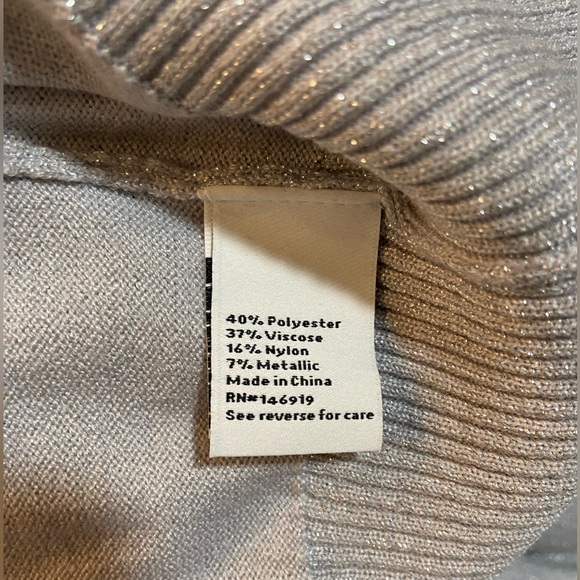 NWT Nine West Sparkle Sweater - Picture 3 of 6